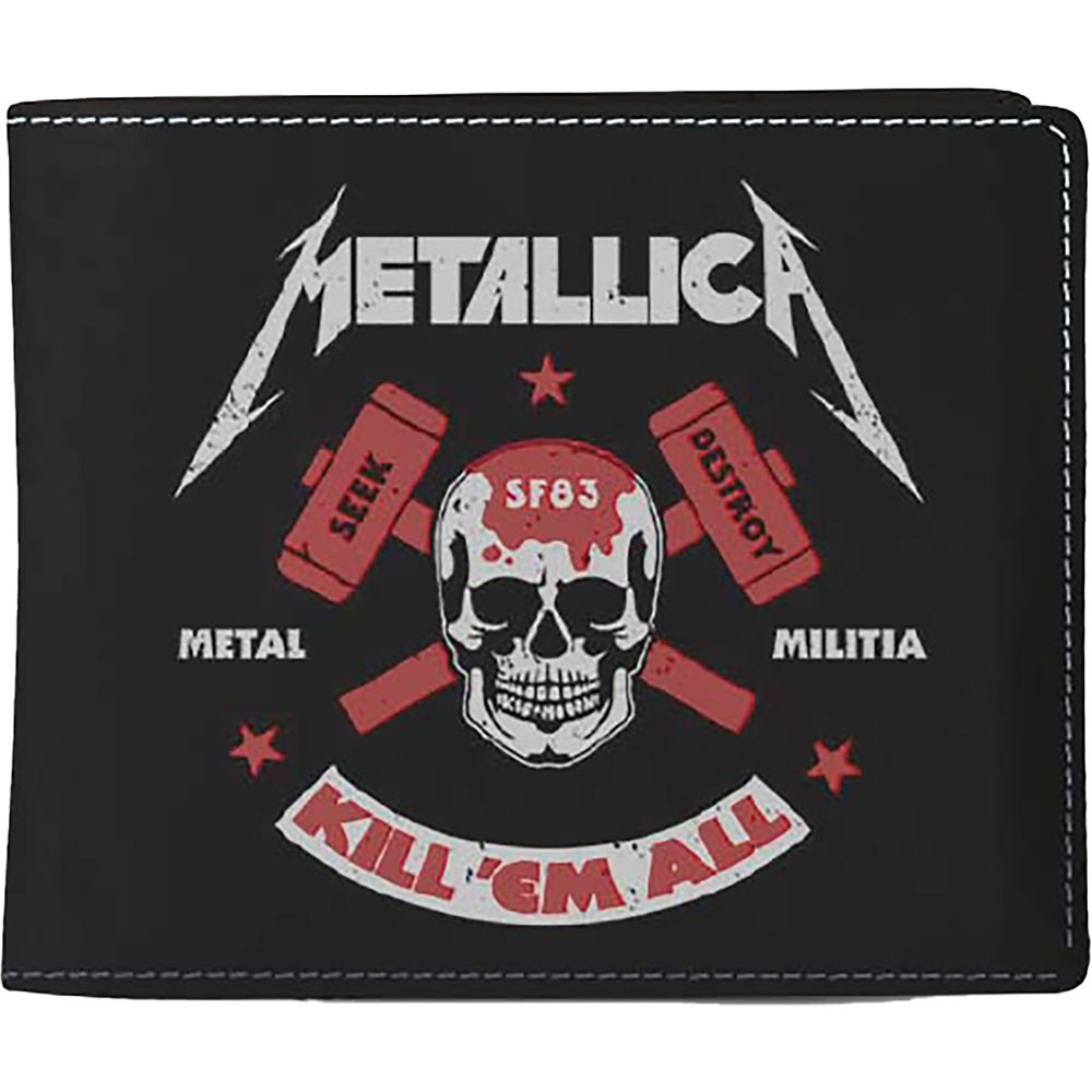 Rocksax Metallica - Kill Em All 2 Geldbörse - Schwarz